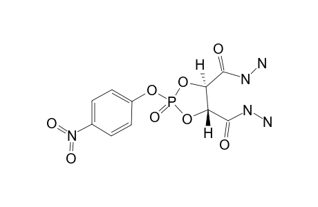 (4R,5R)-2-(4-NITROPHENOXY)-1,3,2-DIOXA-PHOSPHOLANE-4,5-DICARBOHYDRAZIDE-2-OXIDE