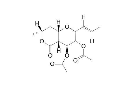 (2R,3S,4R,4aS,7R,8aS)-3,4-Diacetoxy-hexahydro-7-imethyl-2-[(1E)-prop-1-enyl]pyrazano[4,3-b]pyran-5(7H)-one