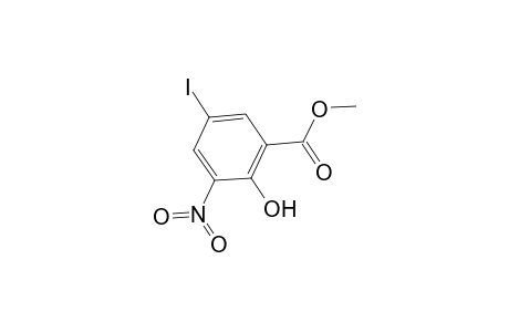 Salicylic acid, 5-iodo-3-nitro-, methyl ester