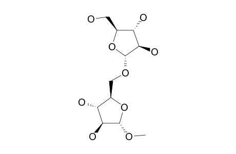 METHYL_ALPHA-D-ARABINOFURANOSYL-(1->5)-ALPHA-D-ARABINOFURANOSIDE