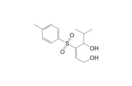 (2E)-5-methyl-3-[(4-methylphenyl)sulfonyl]-2-hexene-1,4-diol