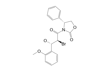 N-[2'-BROMO-3'-HYDROXY-3'-(ORTHO-METHOXYPHENYL)-1'-OXOPROPYL]-4-PHENYL-2-OXAZOLIDINONE