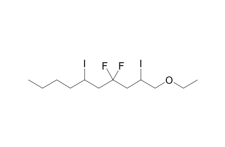 4,4-Difluoro-2,6-diiododecanyl ethyl ether