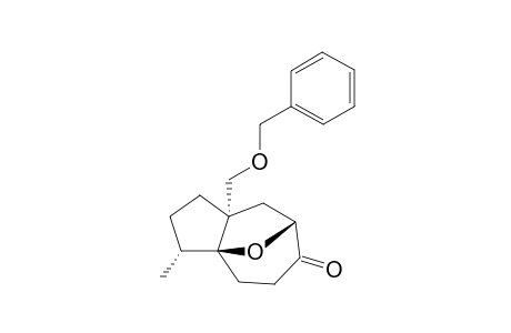 (1S*,2R*,5S*,7R*)-5-Benzyloxymethyl-2-methyl-11-oxatricyclo[5.3.1.0(1,5)]undecan-8-one