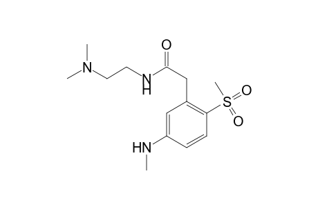 N-[2-(N,N-Dimethylamino)ethyl]-2-methylsulfonyl-5-(N-methylamino)phenylacetamide dihydrochloride