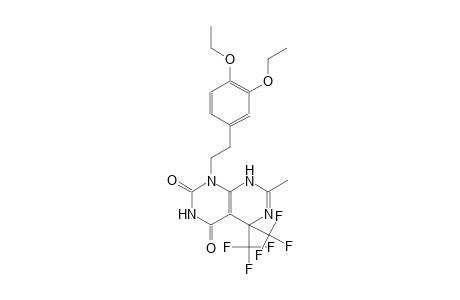 1-[2-(3,4-diethoxyphenyl)ethyl]-7-methyl-5,5-bis(trifluoromethyl)-5,8-dihydropyrimido[4,5-d]pyrimidine-2,4(1H,3H)-dione