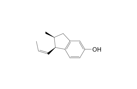 (cis)-1-((Z)-Propenyl)-2-methyl-5-hydroxyindan