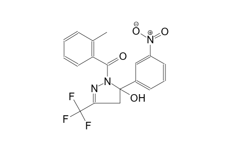 1H-pyrazol-5-ol, 4,5-dihydro-1-(2-methylbenzoyl)-5-(3-nitrophenyl)-3-(trifluoromethyl)-