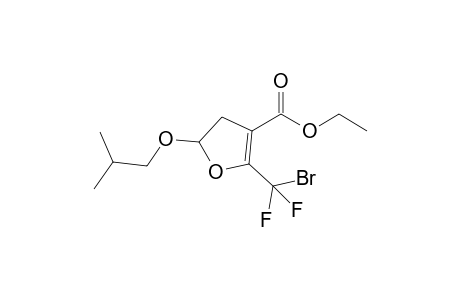 Ethyl 2-bromodifluoromethyl-5-iso-butoxy-4,5-dihydro-3-furancarboxylate