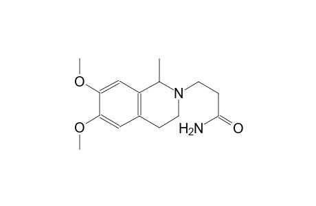 3-(6,7-dimethoxy-1-methyl-3,4-dihydro-2(1H)-isoquinolinyl)propanamide
