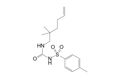 N-((2,2-Dimethylhex-5-en-1-yl)aminocarbonyl)-4-methylbenzenesulfonamide