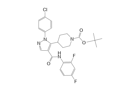 1-piperidinecarboxylic acid, 4-[1-(4-chlorophenyl)-4-[[(2,4-difluorophenyl)amino]carbonyl]-1H-pyrazol-5-yl]-, 1,1-dimethylethyl ester
