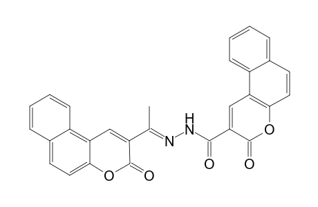 3-Oxo-N-(1-(3-oxo-3H-benzo[f]chromen-2-yl)ethylidene)-3H-benzo[f]chromene-2-carbohydrazide