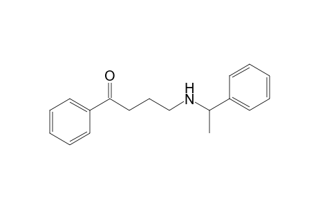 1-Phenyl-4-(1-phenylethylamino)butan-1-one