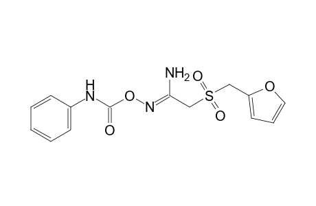 2-(furfurylsulfonyl)-O-(phenylcarbamoyl)acetamidoxime
