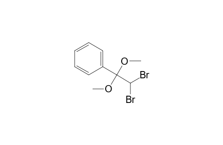 (2,2-dibromo-1,1-dimethoxy-ethyl)benzene