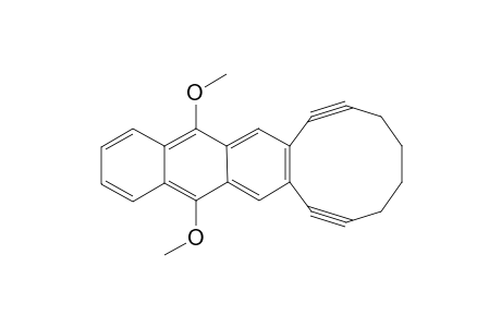 9,10-dimethoxyanthro[3,4-b]cyclodec-3-ene-1,5-diyne