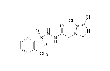 1-[(4,5-DICHLOROIMIDAZOL-1-YL)ACETYL]-2-[(alpha,alpha,alpha-TRIFLUORO-o-TOLYL)SULFONYL]HYDRAZINE