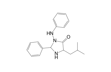 2-Phenyl-3-(phenylamino)-5-(isobutyl)imidazolidin-4-one
