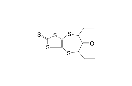 5,7-Diethyl-2-thioxo-5H-[1,3]dithiolo[4,5-b][1,4]dithiepin-6(7H)-one
