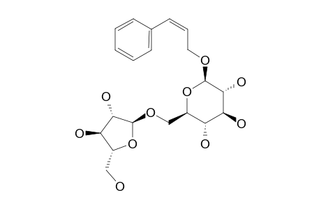 CIS-CINNAMYL-ALCOHOL-9-O-(6'-O-ALPHA-L-ARABINOFURANOSYL)-BETA-D-GLUCOPYRANOSIDE
