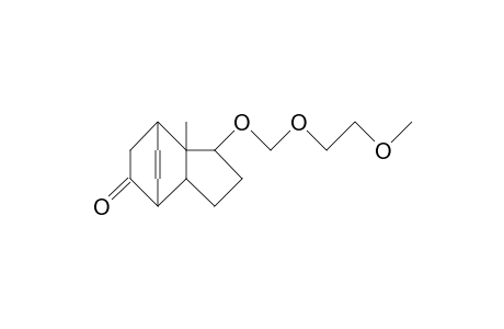 3-(2-Methoxy-ethoxymethoxy)-2-methyl-tricyclo(5.2.2.0/2,6/)undec-10-en-8-one