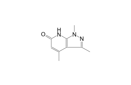1,3,4-Trimethyl-1,7-dihydro-6H-pyrazolo[3,4-b]pyridin-6-one
