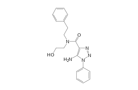 5-Amino-N-(2-hydroxyethyl)-1-phenyl-N-(2-phenylethyl)-1H-1,2,3-triazole-4-carboxamide
