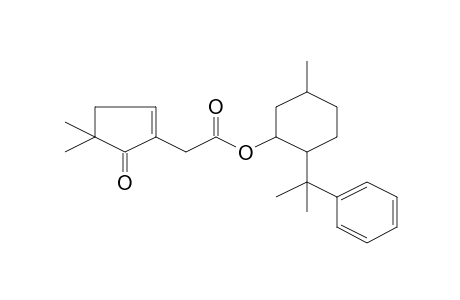 Acetic acid, 2-(4,4-dimethyl-1-cyclopenten-3-one-2-yl)-, 8'-phenylmenthyl ester