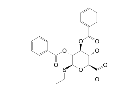 ETHYL-2,3-DI-O-BENZOYL-1-THIO-BETA-D-GLUCOPYRANOSIDURONIC-ACID