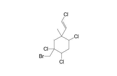 VIOLACENE;(1S,2R,4S,5S,1'E)-1-BROMOMETHYL-1,2,4-TRICHLORO-5-(2'-CHLOROETHENYL)-5-METHYLCYCLOHEXANE