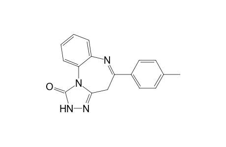 5-(4-Methylphenyl)-2,4-dihydro-[1,2,4]triazolo[4,3-a][1,5]benzodiazepin-1-one
