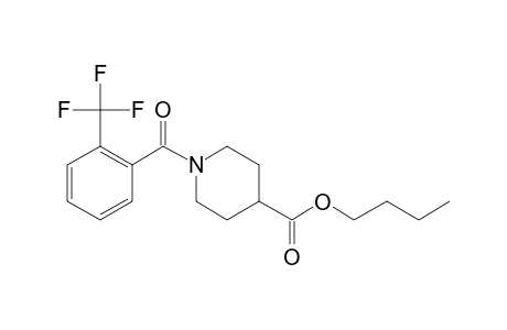 Isonipecotic acid, N-(2-trifluoromethylbenzoyl)-, butyl ester