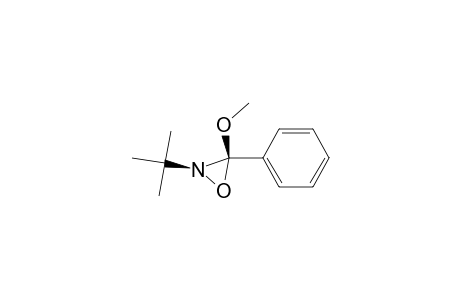 Oxaziridine, 2-(1,1-dimethylethyl)-3-methoxy-3-phenyl-, cis-(.+-.)-