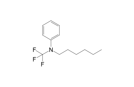 N-Hexyl-N-(trifluoromethyl)aniline
