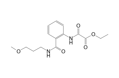 acetic acid, [[2-[[(3-methoxypropyl)amino]carbonyl]phenyl]amino]oxo-, ethyl ester