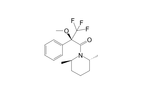 (2R)-1-[(2R,6R)-2,6-dimethyl-1-piperidinyl]-3,3,3-trifluoro-2-methoxy-2-phenyl-1-propanone