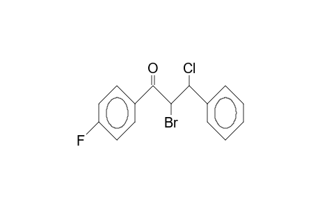 erythro-2-Bromo-3-chloro-4'-fluoro-3-phenyl-propiophenone