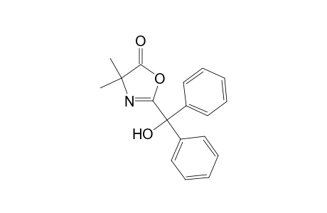 5(4H)-Oxazolone, 2-(hydroxydiphenylmethyl)-4,4-dimethyl-