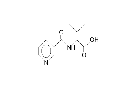 3-Methyl-2-nicotinamido-butanoic acid