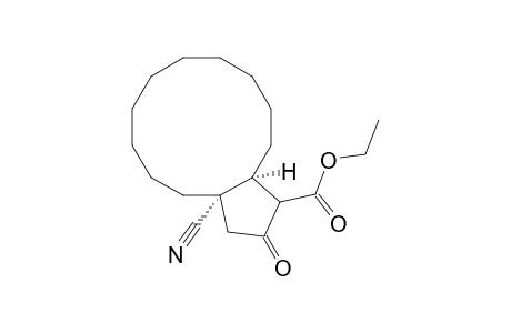 Ethyl 1-Cyano-14-oxo-cis-bicyclo[10.3.0]pentadecane-13-carboxylate