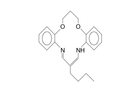 10-Butyl-1,5-dioxa-8,12-diaza-dibenzo(F,M)cyclotetradeca-6,8,10,13-tetraene