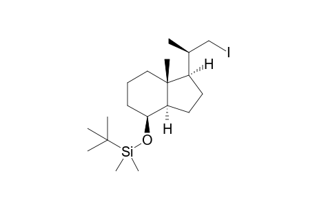 (20R)-de-A,B-8.beta.-(tert-butyldimethylsilyl)oxy-20-(iodomethyl)pregnane