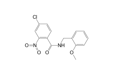 4-Chloro-N-(2-methoxybenzyl)-2-nitrobenzamide