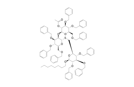 OCTYL_2-O-ACETYL-3,4,6-TRI-O-BENZYL-BETA-D-GLUCOPYRANOSYL-(1->2)-3,4,6-TRI-O-BENZYL-ALPHA-D-MANNOPYRANOSYL-(1->6)-2,3,4-TRI-O-BENZYL-6-DEOXY-6-THIO-BETA-D-GLUC