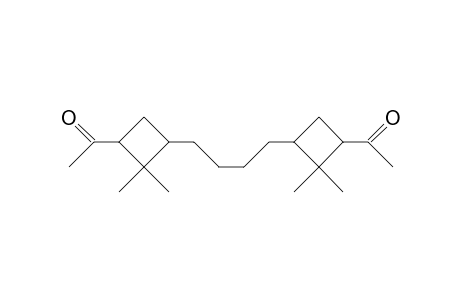 1,4-Bis(2,2-dimethyl-3-acetyl-cyclobutyl)-butane