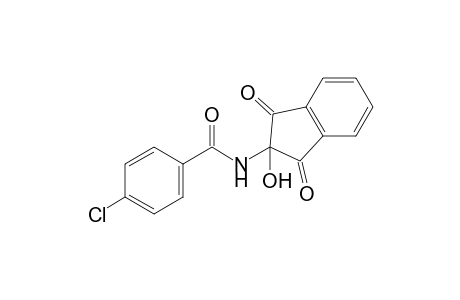 p-chloro-N-(1,3-dioxo-2-hydroxy-2-indanyl)benzamide