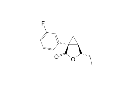 (1S,4S,5R)-2-OXO-4-ETHYL-1-(3-FLUOROPHENYL)-3-OXABICYCLO-[3.1.0]-HEXANE