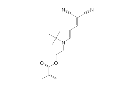 2-Propenoic acid, 2-methyl-, 2-[[4,4-dicyano-1,3-butadien-1-yl](1,1-dimethylethyl)amino]ethyl ester