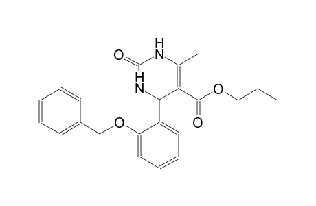 propyl 4-[2-(benzyloxy)phenyl]-6-methyl-2-oxo-1,2,3,4-tetrahydro-5-pyrimidinecarboxylate